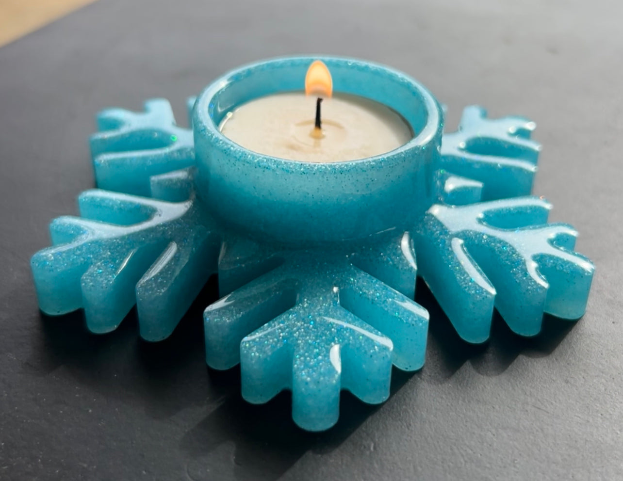 Snowflake Candle Holder