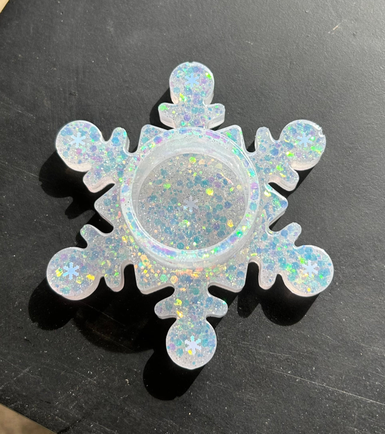 Snowflake Candle Holder